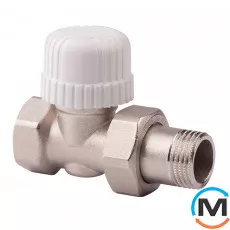 Прямой термостатический вентиль Icma 775 3/4", Диаметр резьбы: 3/4", Исполнение: Прямой, Цвет: Никелированный, фото 