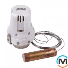 Термостатическая головка Icma 995 с выносным датчиком 20-50С, 30х1,5, фото 