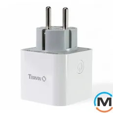 Розумна розетка Tervix Pro Line WiFi Socket, Колір: Білий, Керуючий сигнал: WiFi (2.4 ГГц), фото 