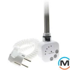 Электрический ТЭН Schlosser 1.0 300 W белый (с кабелем), Цвет: Белый, Макс. мощность (Вт): 300, фото 