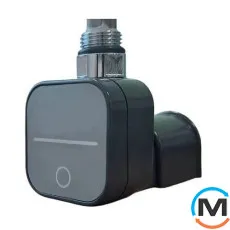 Электрический ТЭН Schlosser 2.0 600 W графит (скрытый монтаж), Модификация: скрытый монтаж, Цвет: Графит, Макс. мощность (Вт): 600, фото 