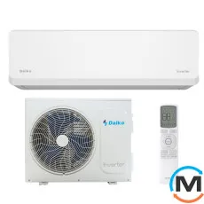 Кондиціонер Daiko Novator Inverter NSK-H24NVR - 70 м² обігрів до -15 ° C, Площа приміщення (кв.м): 72, фото 