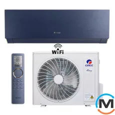 Кондиціонер Gree Clivia Dc Inverter Blue GWH12AUCXB-K6DNA1A -25°С до 35 м², Колір: Синій, Площа приміщення (кв.м): 35, фото 
