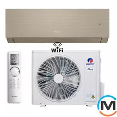Кондиционер Gree Clivia Dc Inverter Beige stone GWH12AUCXB-K6DNA1A -25°С до 35 м², Цвет: Бежевий, Площадь помещения (кв.м): 35, фото 