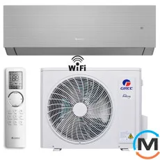 Кондиционер Gree Clivia Dc Inverter Silver GWH18AUDXD-K6DNA1A -25°С до 53 м², Цвет: Серебристый, Площадь помещения (кв.м): 50, фото 