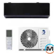 Кондиционер Nordis Nova Inverter Wi-Fi NDI-NOV09TC1 Black — 25 м² обогрев до -25°C, Цвет: Черный, Площадь помещения (кв.м): 25, фото 