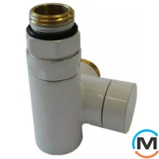 Клапан обратного потока Schlosser Combi Plus осевой левый GZ 1/2 x 15 mm Cu белый, фото 