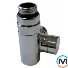 Клапан обратного потока Schlosser Combi Plus осевой левый GZ 1/2 x 15 mm Cu хром, фото 