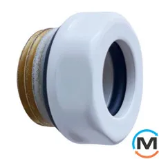 Резьбовое соединение Schlosser GZ 1/2 x 15 mm Cu белый, фото 