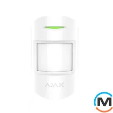 Датчик движения и разбития Ajax CombiProtect (8EU) ASP белый, фото 