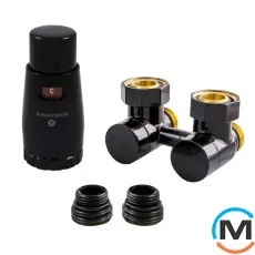 Комплект эксклюзивный Schlosser 3/4" угловой MINI RAL50111, фото 