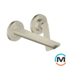 Смеситель для умывальника Axor Citterio C 195 со стены Brushed Nickel, фото 