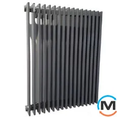 Радіатор Cordivari KEIRA VERTICAL EL.17 503 мм H 638 мм 509 Вт S07 GRAFITE, фото 