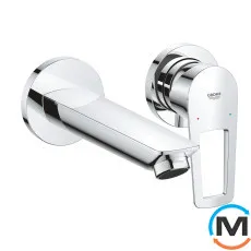 Смеситель для умывальника с внутренней частью Grohe BauLoop New M-Size хром, фото 