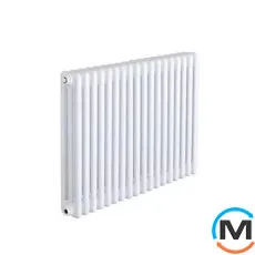 Радиатор трубчатый Zehnder Charleston 3060-24 H=600 мм L=1104 мм T=100 мм 1462 Вт Traffic White, фото 