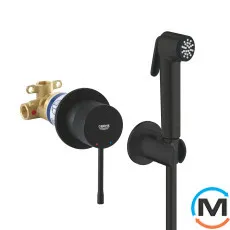 Гигиенический душ Grohe Essence черный матовый, фото 