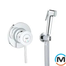 Набор для гигиенического душа Grohe BauClassic хром, фото 