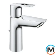 Смеситель для умывальника Grohe BauLoop New M-Size с донным клапаном хром замена арт. 23762000, фото 