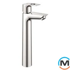 Смеситель для умывальника высокий Grohe BauLoop New XL-Size без донного клапана хром, фото 