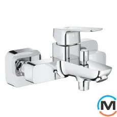 Смеситель для ванны Grohe Cubeo однорычажный хром, фото 