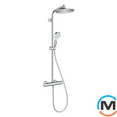 Душевая система Hansgrohe Showerpipe Crometta S240 1jet с термостатом хром, фото 