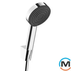 Душевой набор Hansgrohe Pulsify 105 1jet EcoSmart+ Porter 1.25 м Chrome, фото 