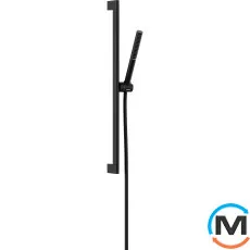 Душевой набор Hansgrohe Pulsify E 100 1jet EcoSmart 65 см Matt Black, фото 