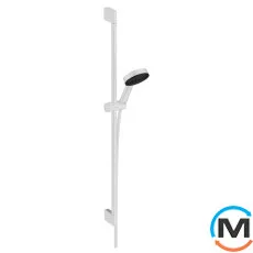 Душевой набор Hansgrohe Pulsify Select Relaxation 105 3jet 90 см EcoSmart Matt White, фото 