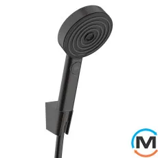 Душевой набор Hansgrohe Pulsify Select Relaxation 105 EcoSmart 3jet Porter 1.6 м Matt Black, фото 