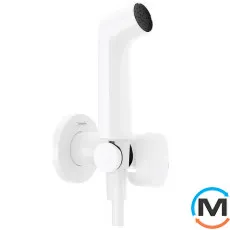 Гигиенический душ Hansgrohe SE EcoSmart+ на смешанную воду MattWhite, фото 