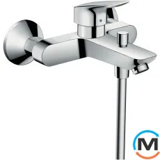 Смеситель для ванны Hansgrohe Logis хром, фото 