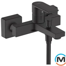 Смеситель для ванны Hansgrohe Vernis Shape Matt Black, фото 