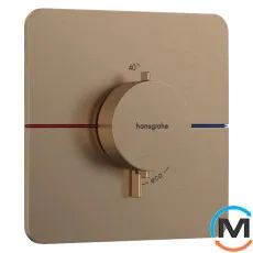 Термостат скрытого монтажа на 1 потребитель Hansgrohe ShowerSelect Comfort Q для душа Brushed Bronze, фото 