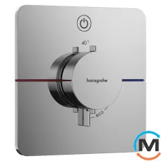 Термостат скрытого монтажа Hansgrohe ShowerSelect Comfort Q на 1 функцию Chrome, фото 