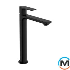 Смеситель для умывальника Hansgrohe Rebris E 240 CoolStart с з д/к pop-up Matt Black, фото 
