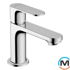 Смеситель для умывальника Hansgrohe Rebris S 80 Coolstart с металлическим д/к Chrome, фото 