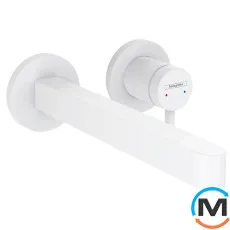 Смеситель для раковины Hansgrohe Finoris белый матовый, фото 