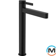 Смеситель для умывальника Hansgrohe Finoris 260 с донным клапаном push-open Matt Black, фото 