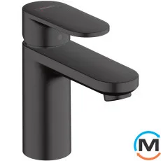 Смеситель для умывальника Hansgrohe Vernis Blend 100 с донным клапаном pop-up Matt Black, фото 