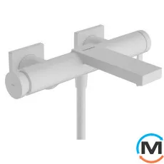 Смеситель для ванны Hansgrohe Tecturis E Matt White, фото 
