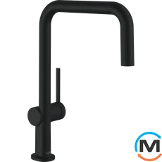 Смеситель кухонный Hansgrohe Talis M54 U 220 EcoSmart Matt Black, фото 