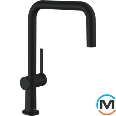 Смеситель кухонный Hansgrohe Talis M54 U 220 черный матовый, фото 