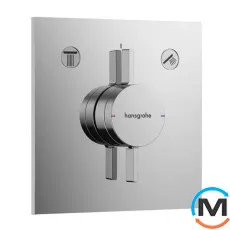 Смеситель скрытого монтажа Hansgrohe DuoTurn E на 2 функции Chrome, фото 