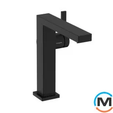 Смеситель Hansgrohe Tecturis E 150 Fine CoolStart для умывальника без донного клапана Matt Black, фото 
