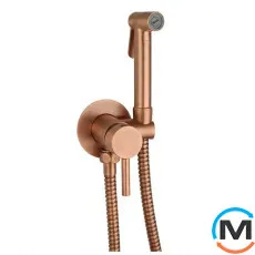 Гигиенический душ со смесителем Paffoni Tweet Round Mix Brushed Copper, фото 