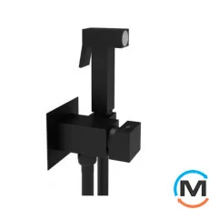 Гигиенический душ Paffoni Tweet Square Mix черный, фото 