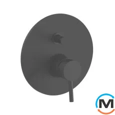 Смеситель для душа Paffoni Light на 2 выхода Mercury Grey, фото 