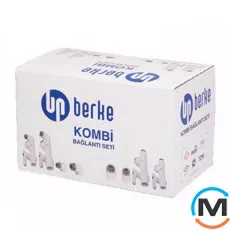 Полипропиленовые фитинги Berkeplastik для котла 8 шт., фото 