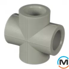 Полипропиленовая крестовина Berkeplastik 32 мм, Диаметр (мм): 32, фото 