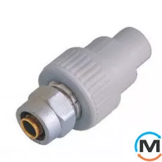 Полипропиленовая муфта Berkeplastik комб. перех. Н.Р. под ключ 20x1/2" х 16, фото 